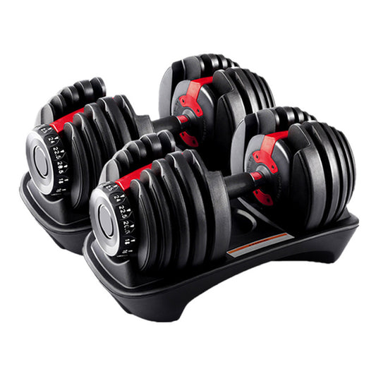 15-in-1 Adjustable Dumbbell 24kg – Compact Home Gym Weight with Quick Dial & Non-Slip Handle