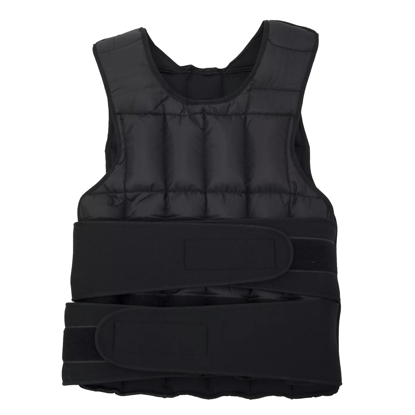 Premium Adjustable Weighted Vest 10kg–20kg – 38-Bag Custom Resistance System – Ideal for Running, CrossFit & Strength Training – Durable Black Design with Reflective Detailing