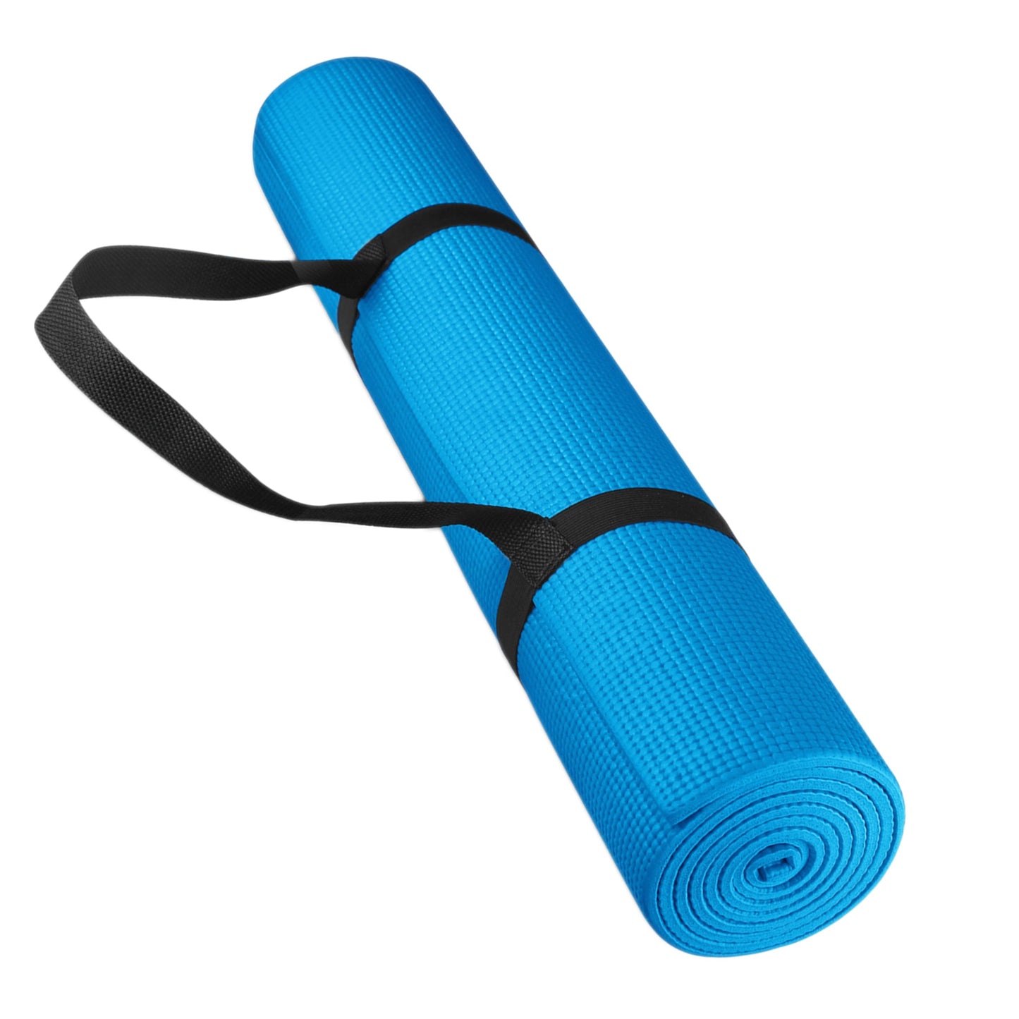 15mm Extra-Thick Yoga Mat with Strap – Non-Slip NBR Foam for Yoga, Pilates & Floor Exercises – Joint-Friendly & Eco-Friendly Design
