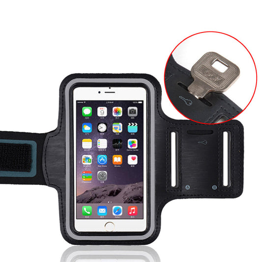 Waterproof Sports Armband Phone Holder – Adjustable Elastic Band with Card Slot & Key Pocket – Touchscreen-Compatible Running Case for iPhone & Samsung Galaxy – Ideal for Gym, Cycling & Workouts