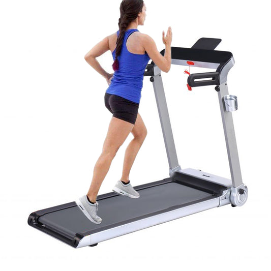 T103 Folding Treadmill – Compact 14km/h Walking Pad for Home – Space-Saving Design with LED Display – Shock-Absorbing Running Belt – Ideal for Walking, Jogging & Cardio Training