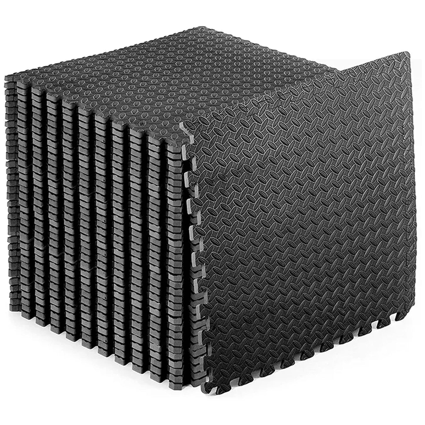 Premium Interlocking Puzzle Exercise Mats – 10mm EVA Foam Tiles for Home Gym Flooring – Non-Slip, Shock-Absorbing, Water-Resistant – Customizable Protective Workout Mats – Easy to Install