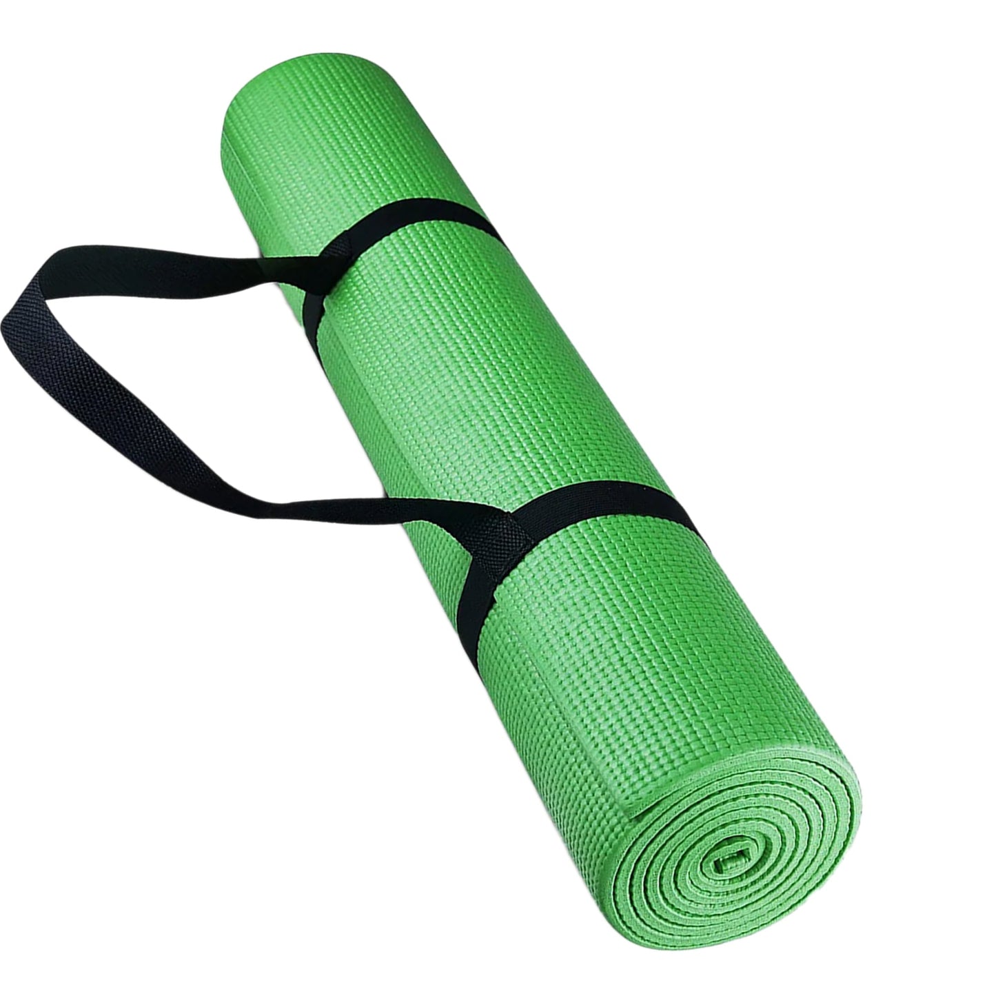 15mm Extra-Thick Yoga Mat with Strap – Non-Slip NBR Foam for Yoga, Pilates & Floor Exercises – Joint-Friendly & Eco-Friendly Design