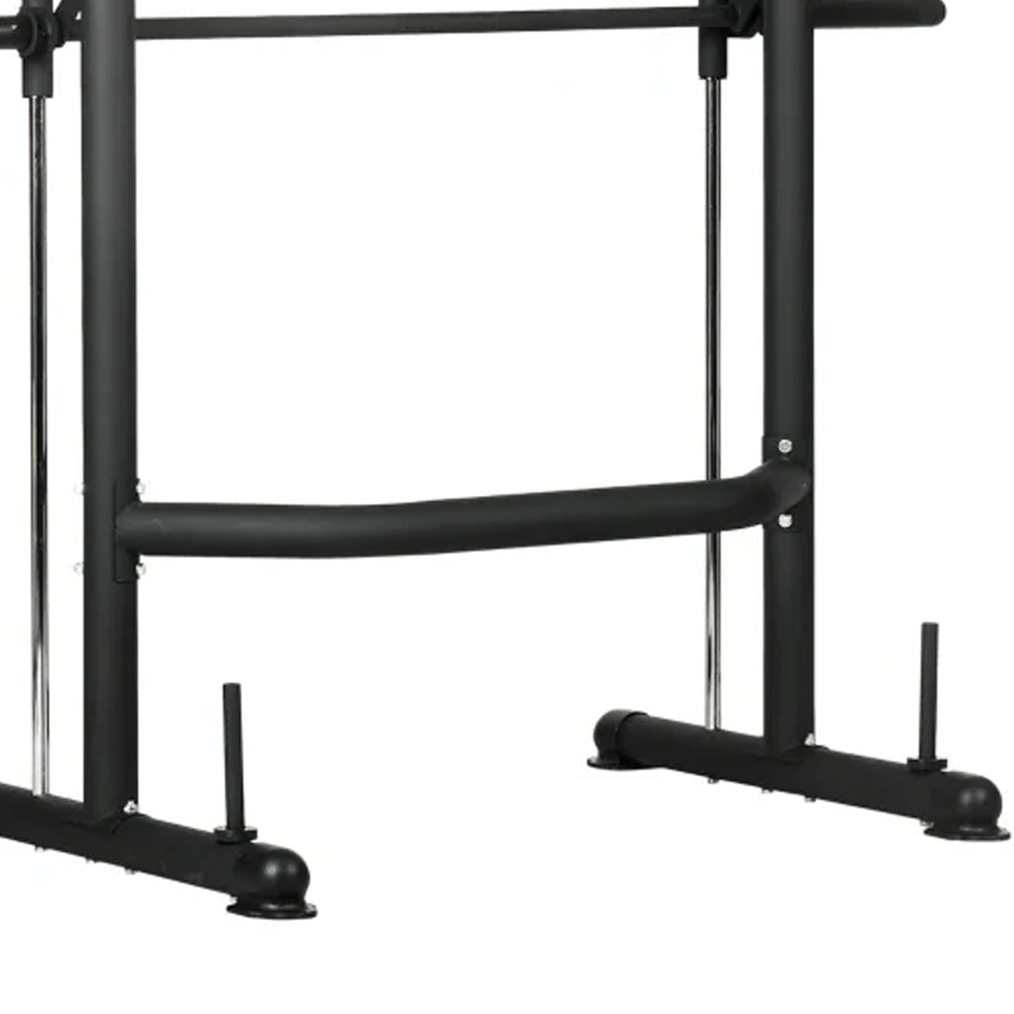 Professional Smith Machine Squat Rack – Integrated Pull-Up Bar & Adjustable Height – 550 LBS Capacity – Heavy-Duty Steel Frame – Complete Strength Training Solution for Home Gyms