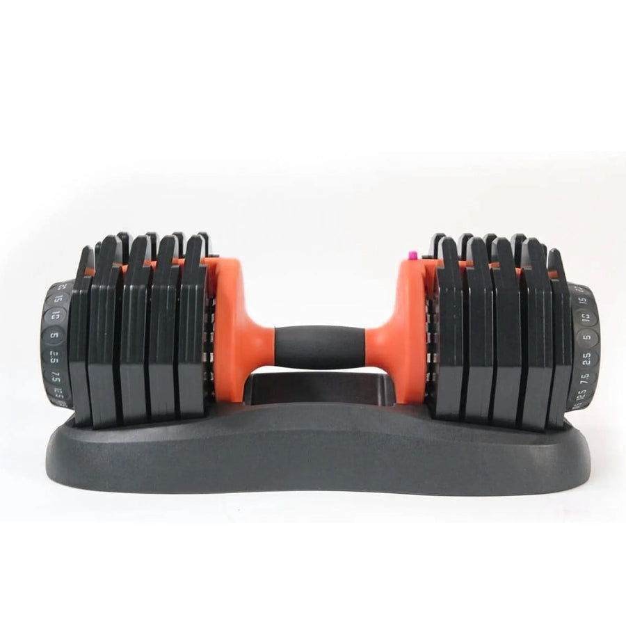 25kg Adjustable Dumbbells Pair – 10-in-1, 2.5–25kg Range, Quick Dial, Safety Lock & Anti-Slip for Home Gym