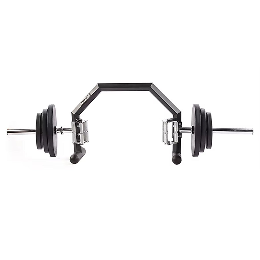 20kg Open Trap Bar – Olympic Hex Bar with Built-In Deadlift Jack – Rotating Sleeves & Knurled Handles – Premium Strength Training Bar for Deadlifts, Shrugs & Rows – Heavy-Duty Steel Construction