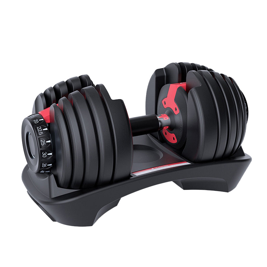 15-in-1 Adjustable Dumbbell 24kg – Compact Home Gym Weight with Quick Dial & Non-Slip Handle