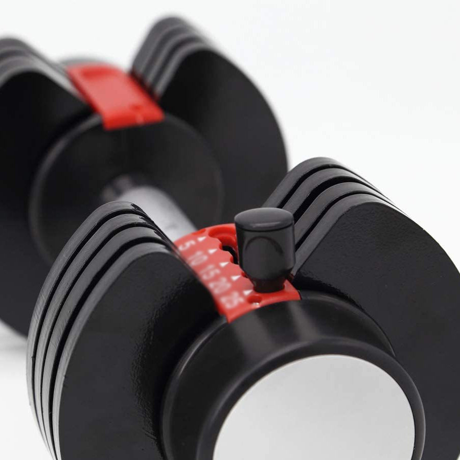 12.5kg Adjustable Dumbbell – 5-in-1 Quick Dial Dumbbell Set with Safety Lock, Non-Slip Grip, Space-Saving Design for Strength Training at Home