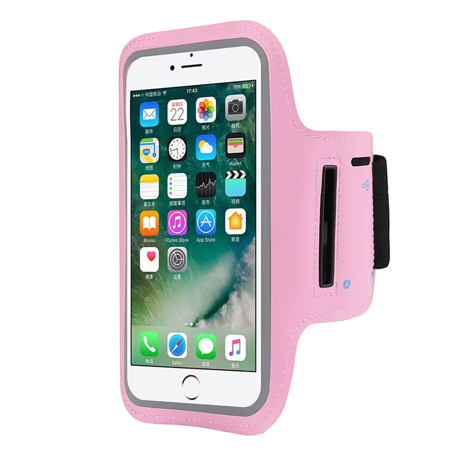 Waterproof Sports Armband Phone Holder – Adjustable Elastic Band with Card Slot & Key Pocket – Touchscreen-Compatible Running Case for iPhone & Samsung Galaxy – Ideal for Gym, Cycling & Workouts