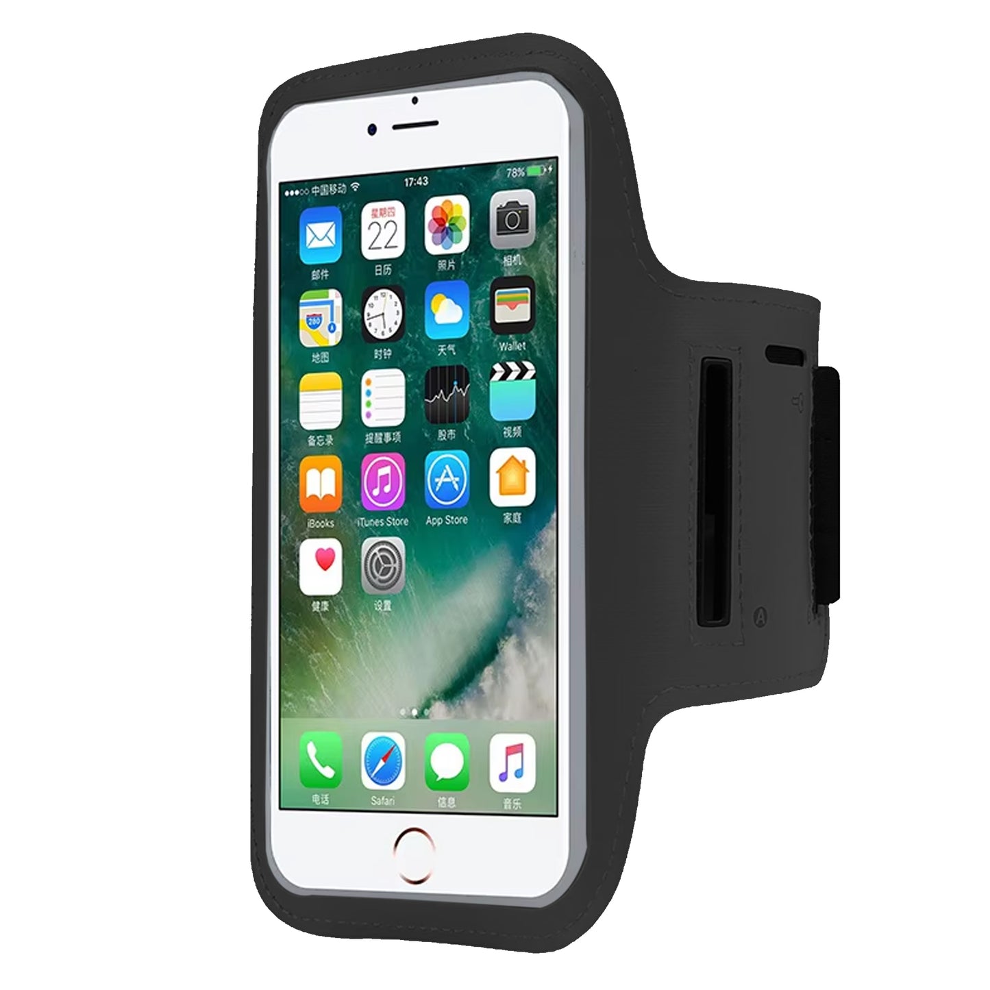 Waterproof Sports Armband Phone Holder – Adjustable Elastic Band with Card Slot & Key Pocket – Touchscreen-Compatible Running Case for iPhone & Samsung Galaxy – Ideal for Gym, Cycling & Workouts