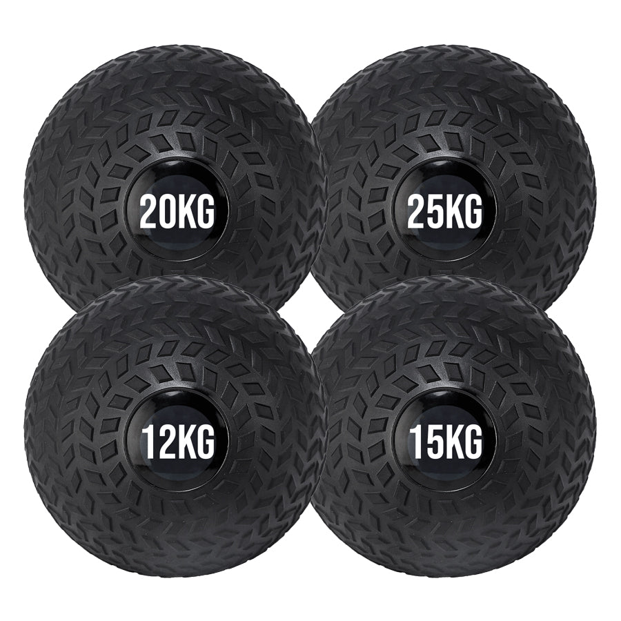 Treaded Slam Balls – Professional Dead Weight Medicine Balls for Explosive Power Training – Heavy-Duty Rubber with Textured Grip – No-Bounce Design for Strength, Conditioning & Core Workouts