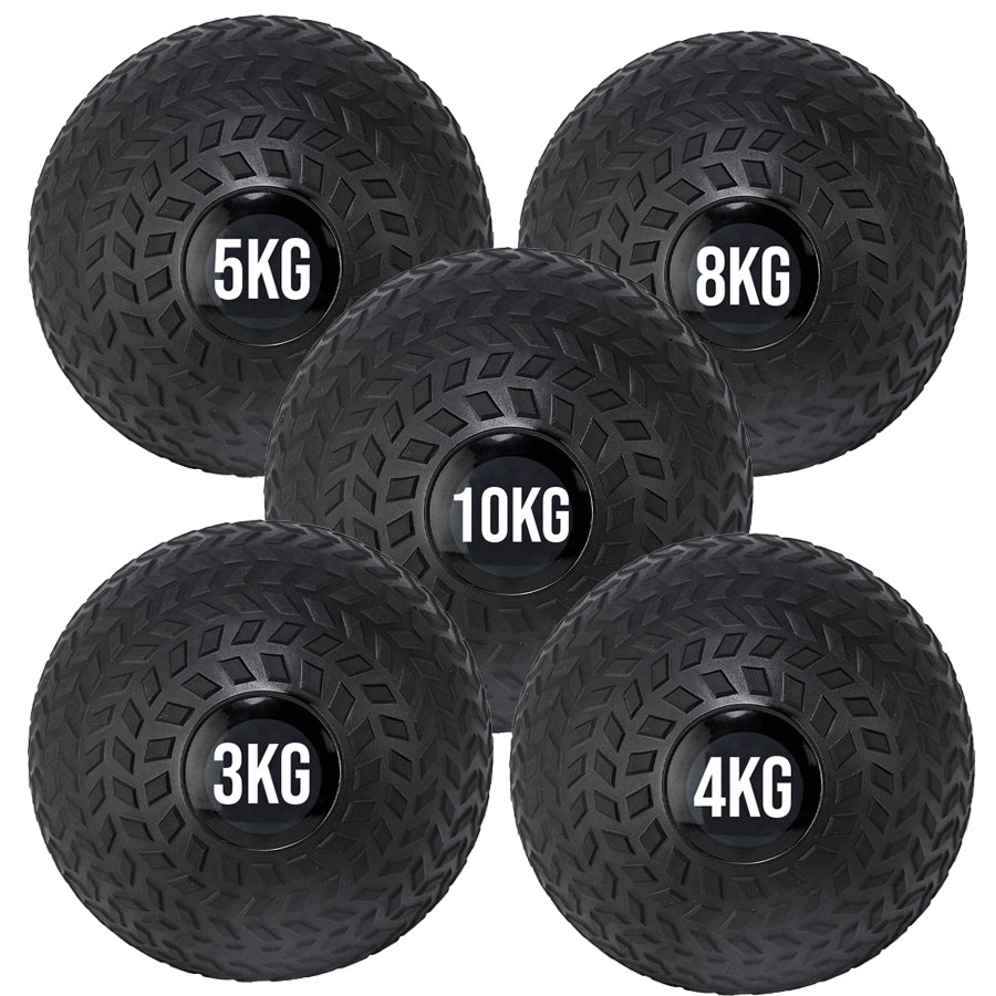 Treaded Slam Balls – Professional Dead Weight Medicine Balls for Explosive Power Training – Heavy-Duty Rubber with Textured Grip – No-Bounce Design for Strength, Conditioning & Core Workouts