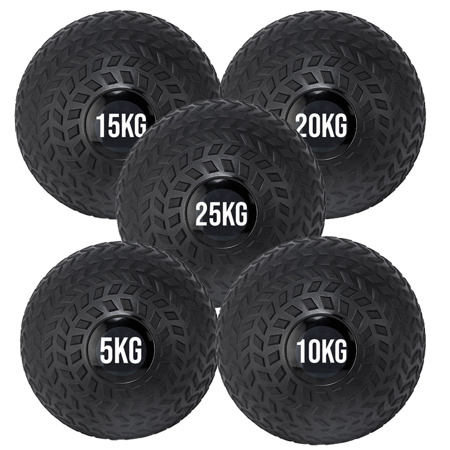 Treaded Slam Balls – Professional Dead Weight Medicine Balls for Explosive Power Training – Heavy-Duty Rubber with Textured Grip – No-Bounce Design for Strength, Conditioning & Core Workouts