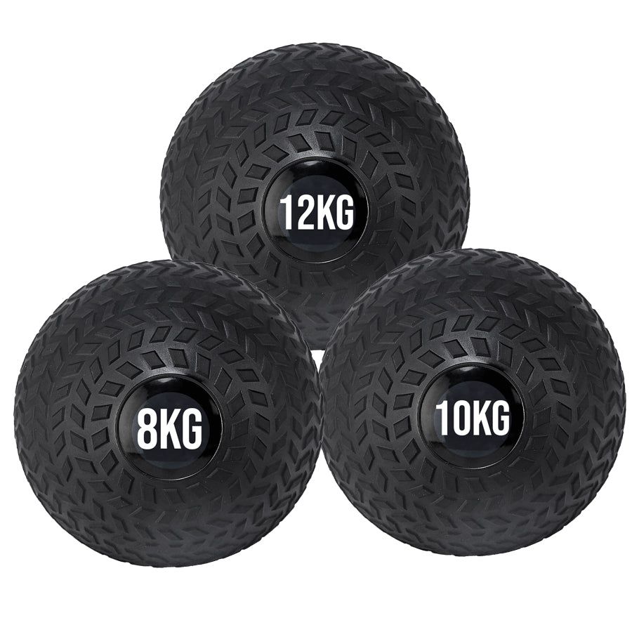Treaded Slam Balls – Professional Dead Weight Medicine Balls for Explosive Power Training – Heavy-Duty Rubber with Textured Grip – No-Bounce Design for Strength, Conditioning & Core Workouts