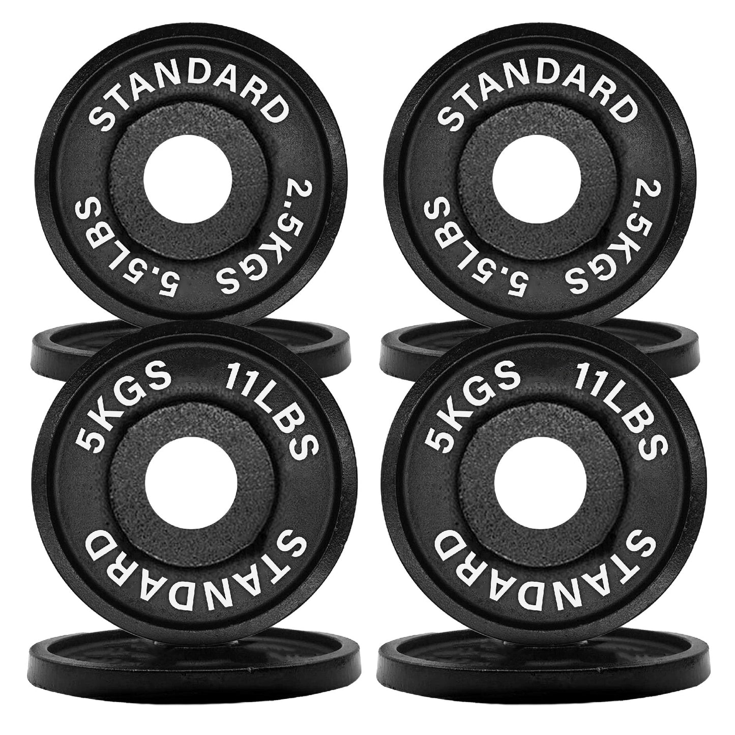 Cast Iron Weight Plates – Durable, Standard Fit Strength Training Discs for Home & Gym