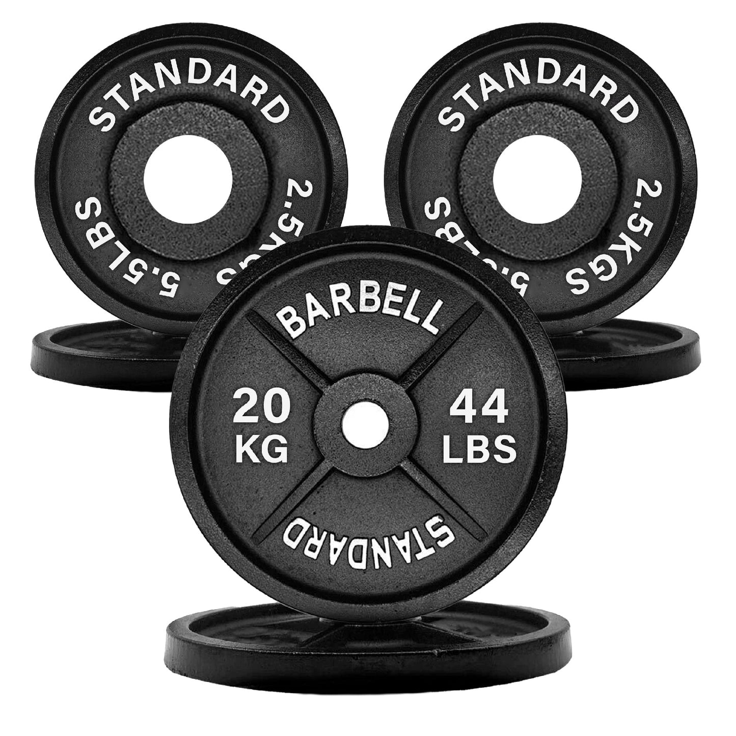 Cast Iron Weight Plates – Durable, Standard Fit Strength Training Discs for Home & Gym