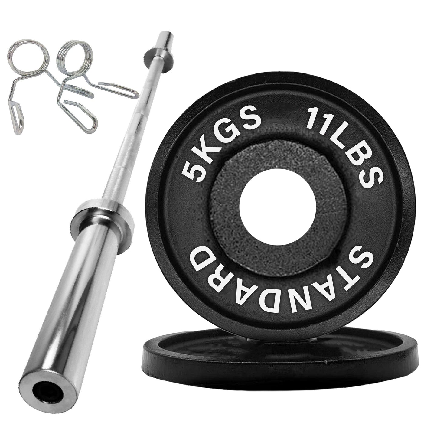 Cast Iron Weight Plates – Durable, Standard Fit Strength Training Discs for Home & Gym