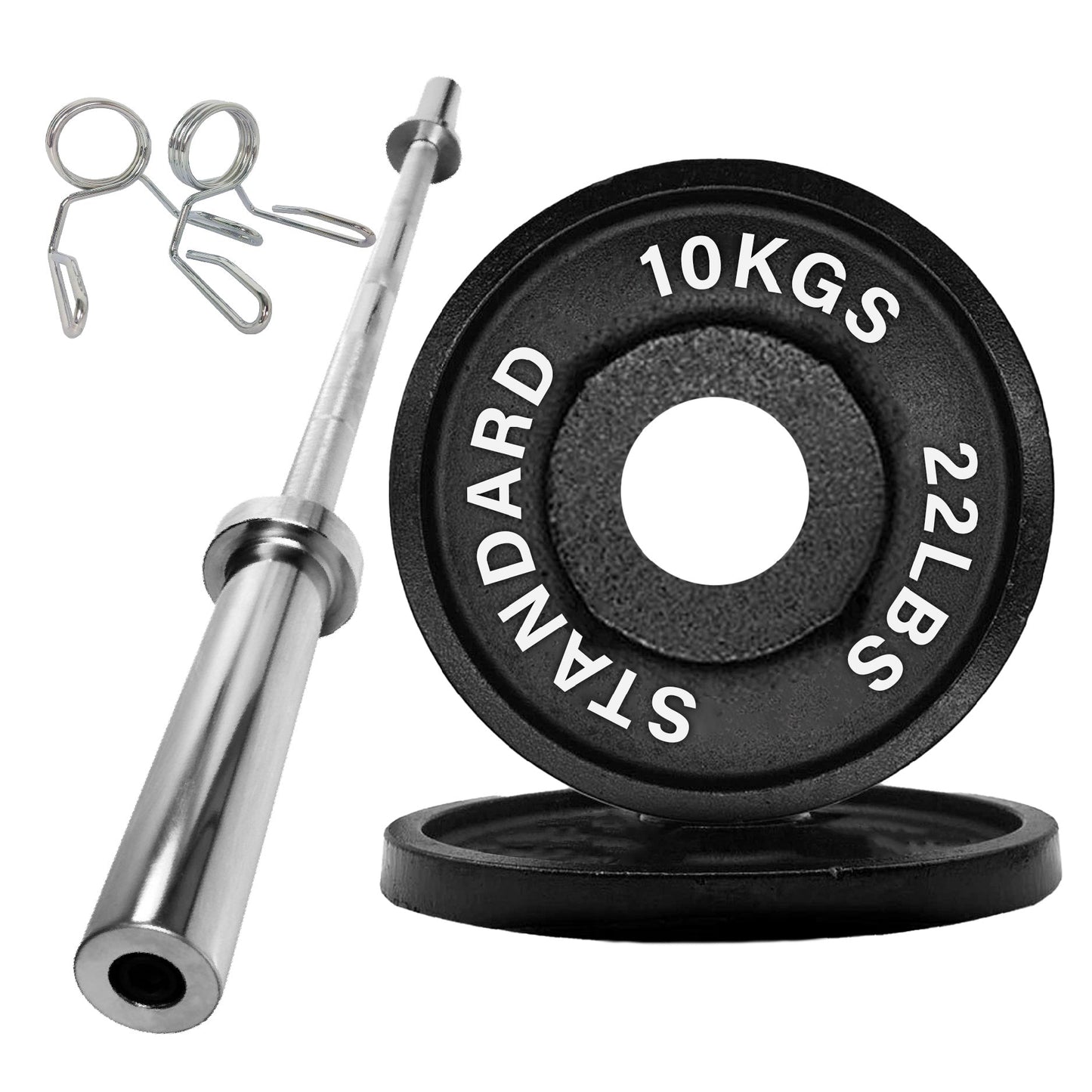 Cast Iron Weight Plates – Durable, Standard Fit Strength Training Discs for Home & Gym