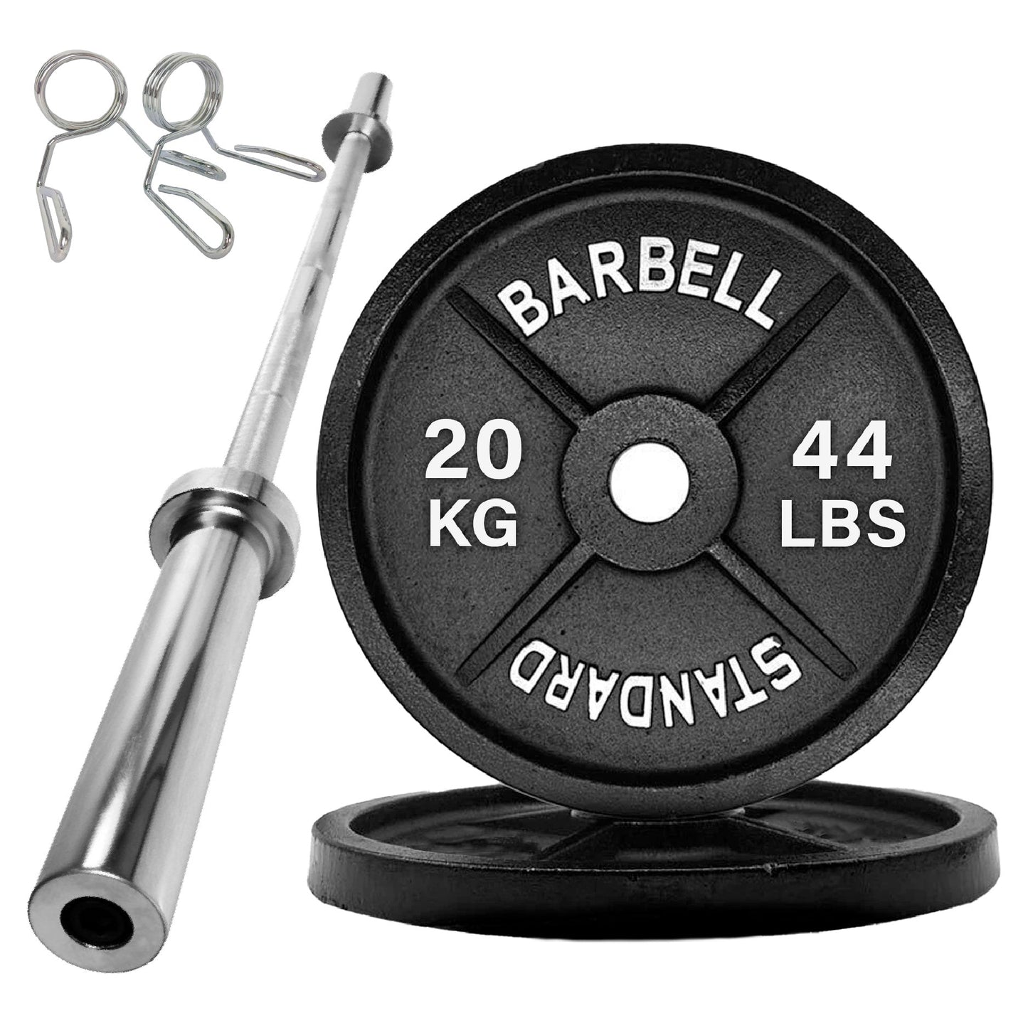 Cast Iron Weight Plates – Durable, Standard Fit Strength Training Discs for Home & Gym