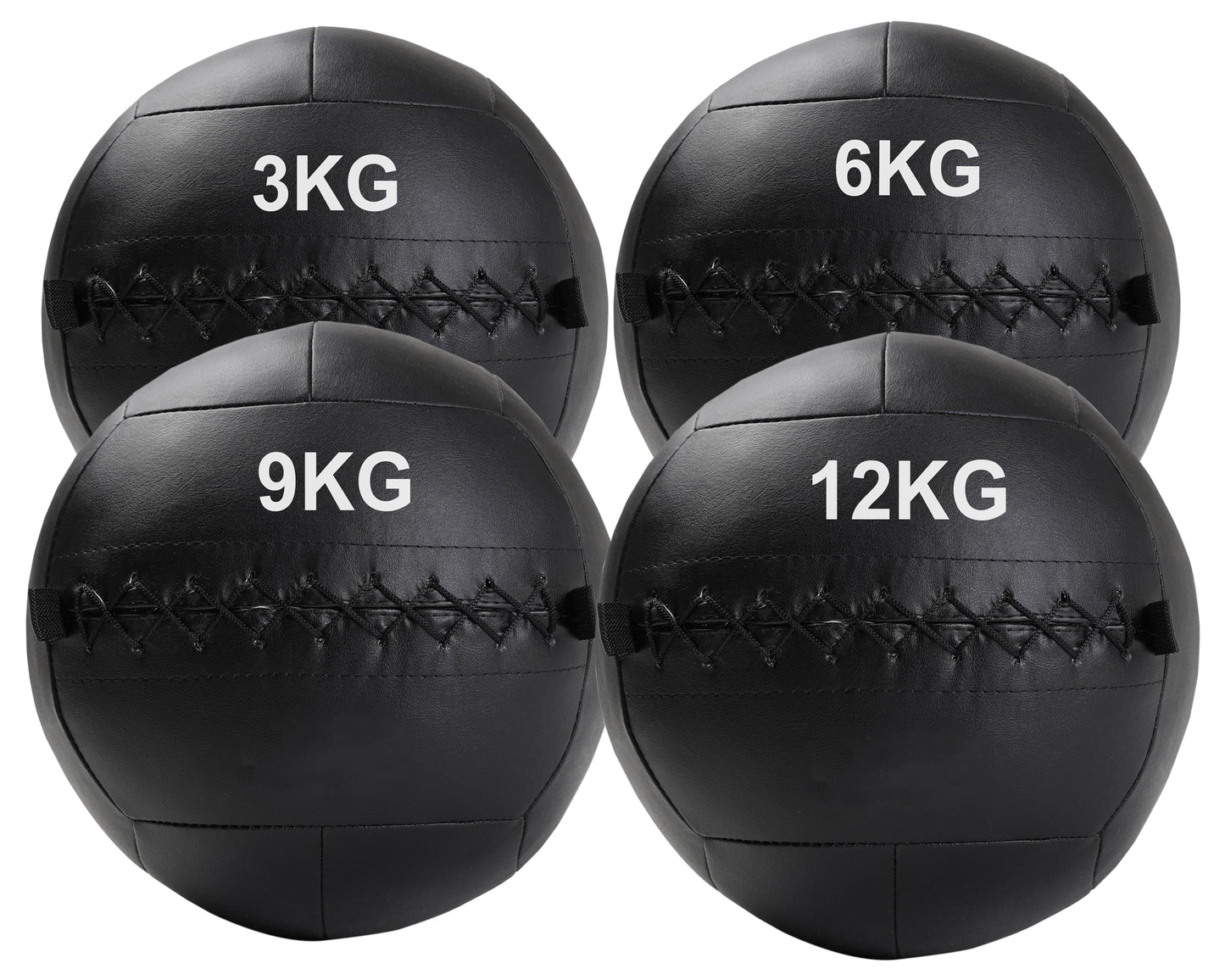 Professional Wall Balls 3kg–12kg – High-Performance Medicine Balls for CrossFit, HIIT & Strength Training – Durable Textured Vinyl for Superior Grip – No-Bounce Design for Core, Power & Explosive Workouts