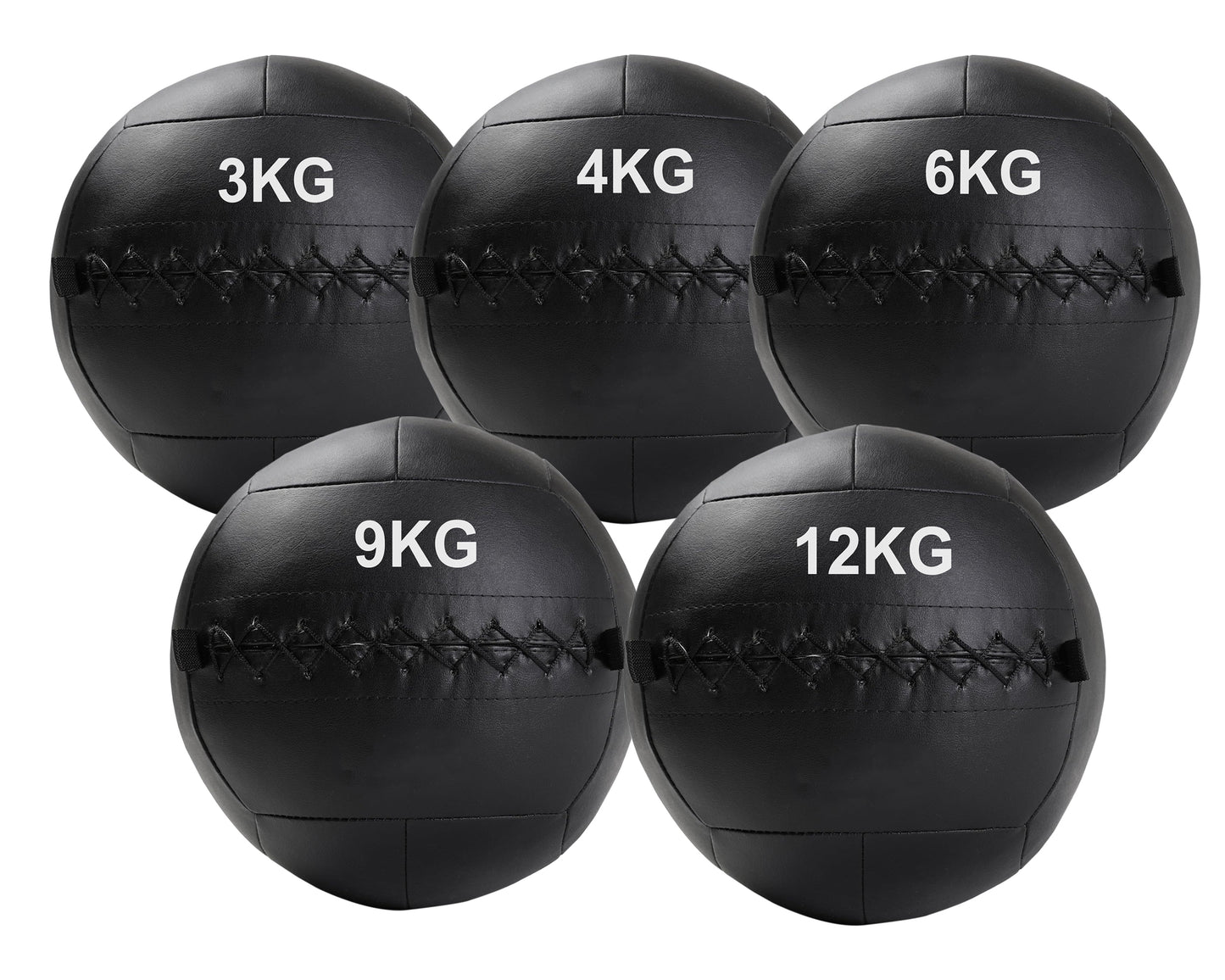 Professional Wall Balls 3kg–12kg – High-Performance Medicine Balls for CrossFit, HIIT & Strength Training – Durable Textured Vinyl for Superior Grip – No-Bounce Design for Core, Power & Explosive Workouts
