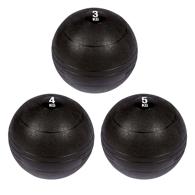 Heavy Duty Slam Balls – No-Bounce Rubber Medicine Ball | 3kg–25kg Options | High Grip Textured Finish for Strength, Core, Conditioning & Explosive Home Gym Workouts
