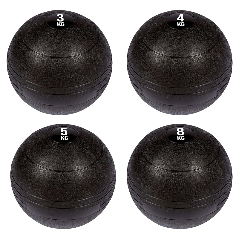 Heavy Duty Slam Balls – No-Bounce Rubber Medicine Ball | 3kg–25kg Options | High Grip Textured Finish for Strength, Core, Conditioning & Explosive Home Gym Workouts
