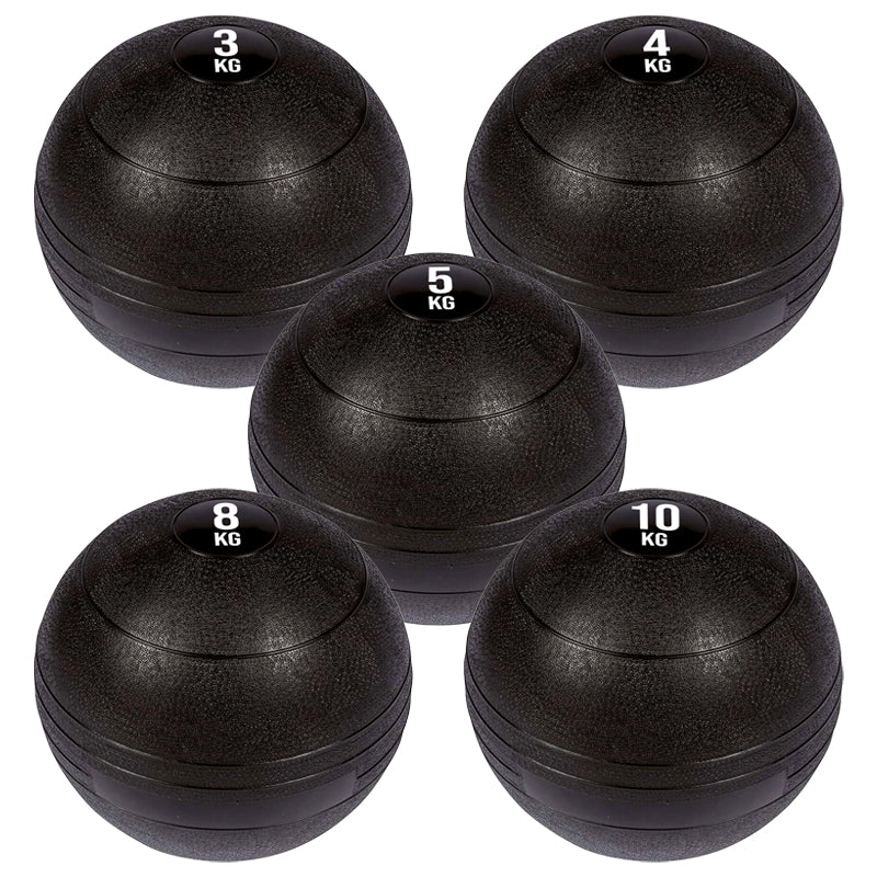 Heavy Duty Slam Balls – No-Bounce Rubber Medicine Ball | 3kg–25kg Options | High Grip Textured Finish for Strength, Core, Conditioning & Explosive Home Gym Workouts
