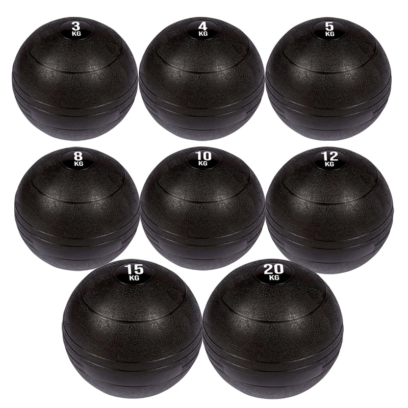 Heavy Duty Slam Balls – No-Bounce Rubber Medicine Ball | 3kg–25kg Options | High Grip Textured Finish for Strength, Core, Conditioning & Explosive Home Gym Workouts