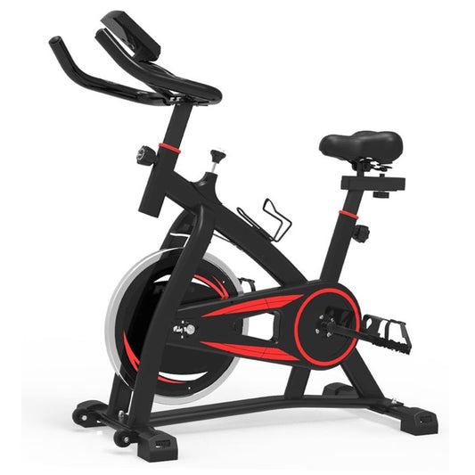 CURSOR FITNESS Pro-Ride Exercise Bike – Silent Belt Drive Indoor Cycling Trainer – Adjustable Resistance & LCD Monitor – Cushioned Seat & Handlebars – Home Cardio Workout Equipment