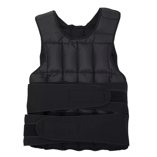 Premium Adjustable Weighted Vest 10kg–20kg – 38-Bag Custom Resistance System – Ideal for Running, CrossFit & Strength Training – Durable Black Design with Reflective Detailing