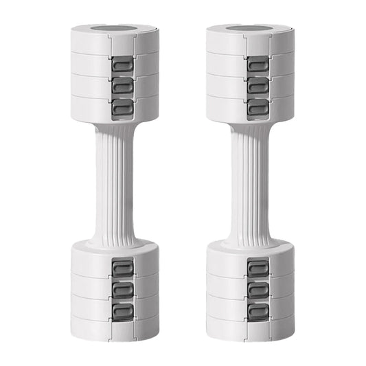 Adjustable Dumbbell Pair – 3-in-1 Weights for Men & Women | Choose 2x2.5kg or 2x10kg | Compact Dumbbells for Home Gym & Full-Body Workouts