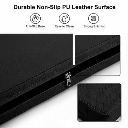 Extra Thick Tri‑Fold Yoga Mat – Non‑Slip PU Foam Gym Mat