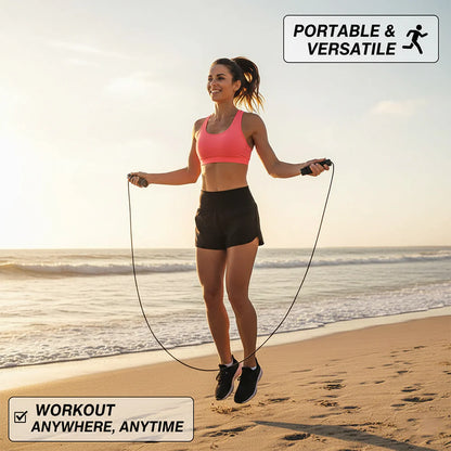 Black Skipping Rope