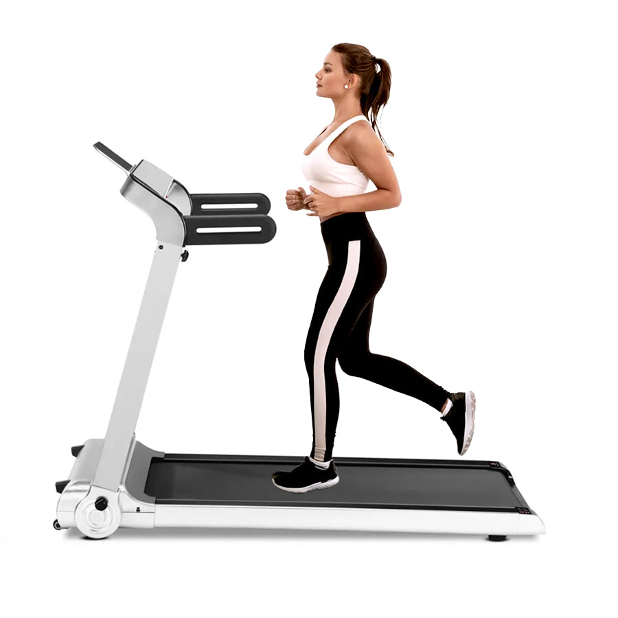 T103 Folding Treadmill – Compact 14km/h Walking Pad for Home – Space-Saving Design with LED Display – Shock-Absorbing Running Belt – Ideal for Walking, Jogging & Cardio Training