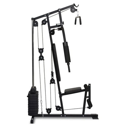 Essential Multi Gym Station – Full Body Home Workout Machine with 45kg/66kg Weight Stack – Chest Press, Lat Pulldown & Leg Developer – Heavy-Duty Steel Construction for Strength Training