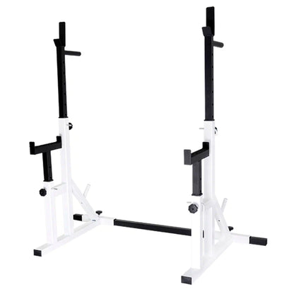 Heavy-Duty Adjustable Squat & Bench Press Rack – 400kg Capacity Power Rack with Dip Handles – Multi-Function Strength Training Station for Home Gyms & Serious Lifters