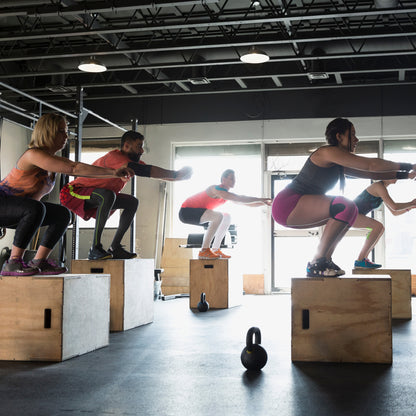 3-in-1 Wooden Plyometric Jump Box – Premium Training Platform for CrossFit, HIIT & Strength Workouts – Multiple Height Options – Heavy-Duty Construction for Home & Commercial Gyms