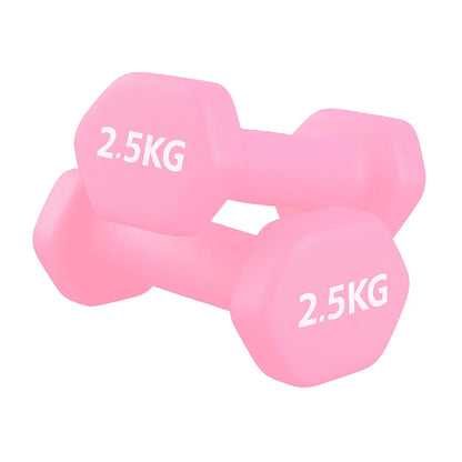 Neoprene Hex Dumbbells – Anti-Roll Non-Slip Hand Weights with Soft-Touch Grip – Available in Singles, Pairs & Sets – Premium Home Fitness Equipment