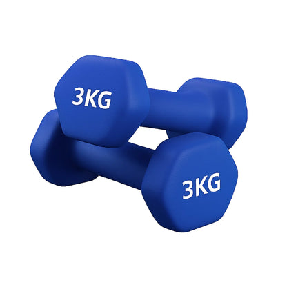 Neoprene Hex Dumbbells – Anti-Roll Non-Slip Hand Weights with Soft-Touch Grip – Available in Singles, Pairs & Sets – Premium Home Fitness Equipment