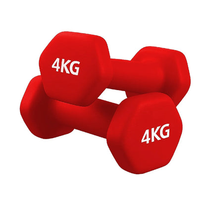 Neoprene Hex Dumbbells – Anti-Roll Non-Slip Hand Weights with Soft-Touch Grip – Available in Singles, Pairs & Sets – Premium Home Fitness Equipment