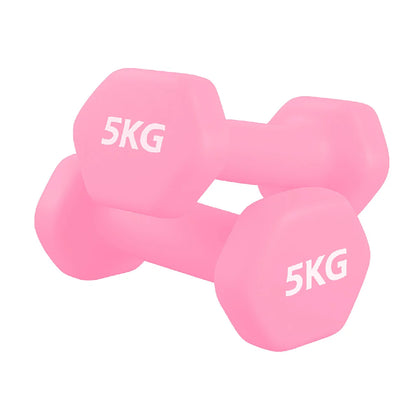 Neoprene Hex Dumbbells – Anti-Roll Non-Slip Hand Weights with Soft-Touch Grip – Available in Singles, Pairs & Sets – Premium Home Fitness Equipment