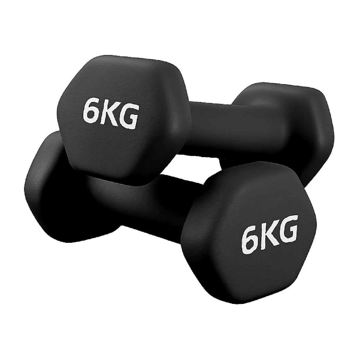 Neoprene Hex Dumbbells – Anti-Roll Non-Slip Hand Weights with Soft-Touch Grip – Available in Singles, Pairs & Sets – Premium Home Fitness Equipment