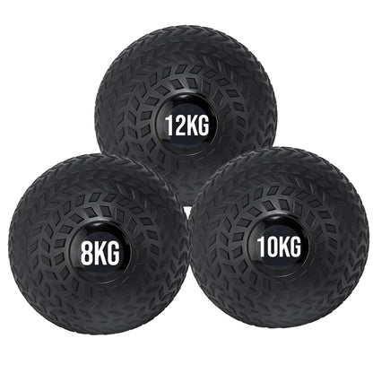 Treaded Slam Balls – Professional Dead Weight Medicine Balls for Explosive Power Training – Heavy-Duty Rubber with Textured Grip – No-Bounce Design for Strength, Conditioning & Core Workouts