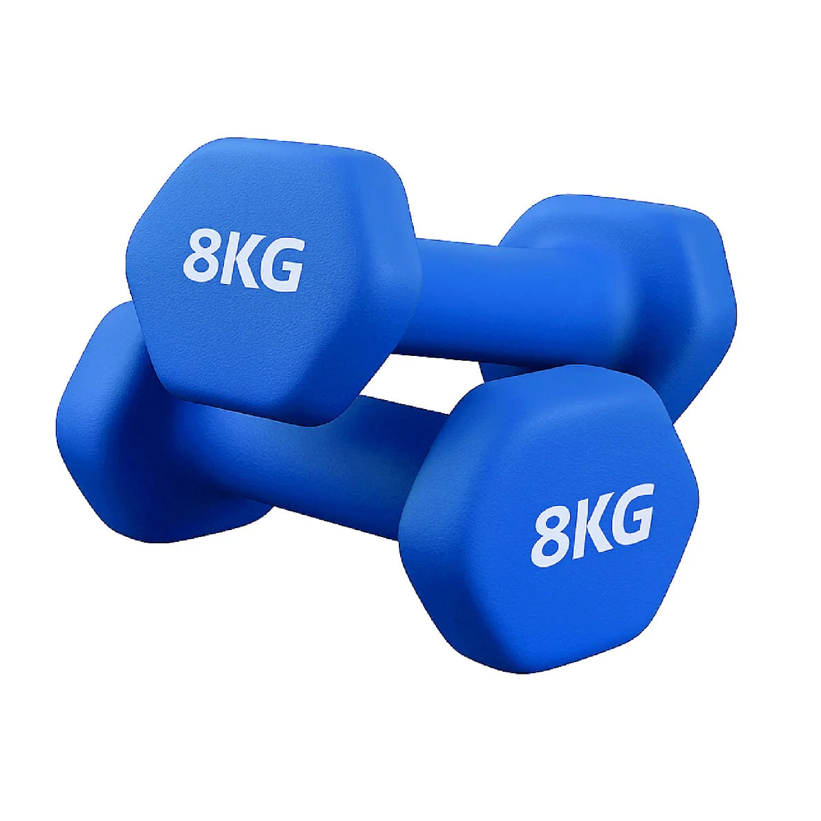 Neoprene Hex Dumbbells – Anti-Roll Non-Slip Hand Weights with Soft-Touch Grip – Available in Singles, Pairs & Sets – Premium Home Fitness Equipment