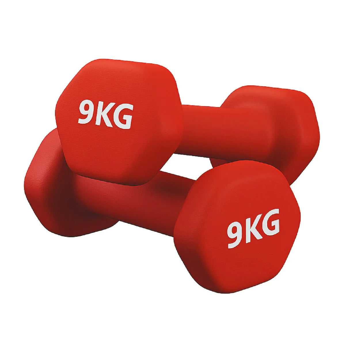 Neoprene Hex Dumbbells – Anti-Roll Non-Slip Hand Weights with Soft-Touch Grip – Available in Singles, Pairs & Sets – Premium Home Fitness Equipment