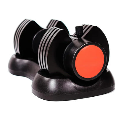 12.5kg Adjustable Dumbbell – 5-in-1 Quick Dial Dumbbell Set with Safety Lock, Non-Slip Grip, Space-Saving Design for Strength Training at Home