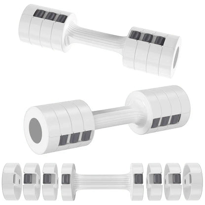 Adjustable Dumbbell Pair – 3-in-1 Weights for Men & Women | Choose 2x2.5kg or 2x10kg | Compact Dumbbells for Home Gym & Full-Body Workouts