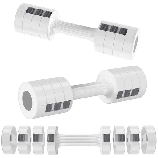 Adjustable Dumbbell Pair – 3-in-1 Weights for Men & Women | Choose 2x2.5kg or 2x10kg | Compact Dumbbells for Home Gym & Full-Body Workouts