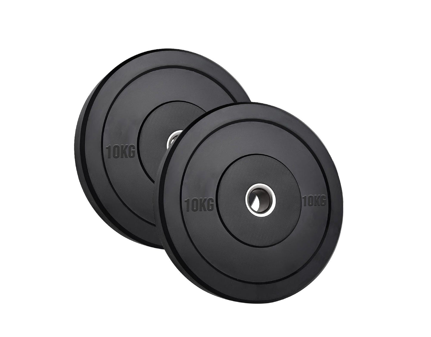 Olympic Bumper Plates – Premium Rubber-Coated Weights with 2" Steel Insert – Ideal for Powerlifting, CrossFit & Weightlifting – Singles, Pairs & Sets Available